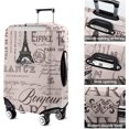 thumbnail image 5 of Travel Luggage Cover Suitcase Protector Fits 18-32 Inch Luggage Wheel Covers Patterned Travel Related Items Flower Luggage Protector Elastic Luggage Anti-scratch Suitcase Cover M, 5 of 5