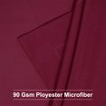 thumbnail image 2 of PiccoCasa Taies d'Oreiller Oxford en Microfibre Douce 1800 2 Pcs, Standard Rouge Vin, 2 of 7