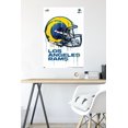 thumbnail image 4 of NFL Los Angeles Rams - Drip Helmet 20 Wall Poster, 14.725" x 22.375" Framed, 4 of 4