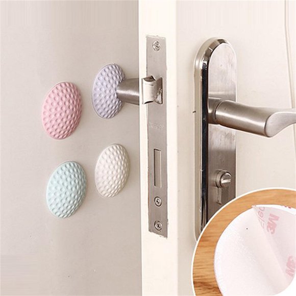 cpengpj Clearance 4Pcs Rubber Home Door Back Wall Protector Savior Crash Pad