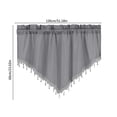 thumbnail image 3 of LSLJS Curtains Short Curtains Solid Color Curtains Triangular Curtains Household Curtains Small Curtains Through Rod Curtains, Curtains Curtains, 3 of 8