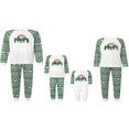 thumbnail image 1 of Family Matching Clothes Christmas Sleepwear  Tree Print Tops Trousers Baby Romper Pajamas Set, 1 of 6