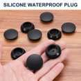 thumbnail image 4 of 10pcs Hole Plug 7/8 Inch (23mm) Button Plugs Fit for 20mm Hole, Snap in Locking Hole Tube Plug Gel, Black, 4 of 6