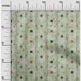 thumbnail image 1 of oneOone Velvet Light Green Fabric Mandala Texture Craft Projects Decor Fabric Printed By The Yard 58 Inch Wide, 1 of 4