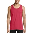 thumbnail image 1 of Hanes Mens ComfortWash Garment Dyed Sleeveless Tank Top, S, Crimson Fall, 1 of 2