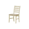 thumbnail image 1 of Monarch Specialties Dining Chair, 38" Height, Dining Room, Kitchen, Set Of 2, Side, Upholstered, Antique White, Beige Linen Look, Transitional, 1 of 4
