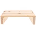thumbnail image 1 of 1pc Office Desk Bathroom Foot Rest Bench Tilted Wooden Foot Rest Stool, 1 of 9