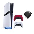 thumbnail image 1 of PlayStation 5 Pro 3 To SSD Console Numérique avec Deux Manettes, DualSense Blanc et Rouge Volcanique et Étui Rigide de Protection pour Manette Mytrix - Console Phare PS5 Pro, 1 of 9