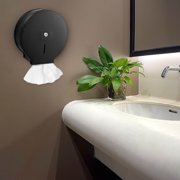 Stainless Steel 304 Large Hand Wipe Large Roll Paper Towel Box Hotel Bathroom Public Restroom Hotel Round Paper Roll