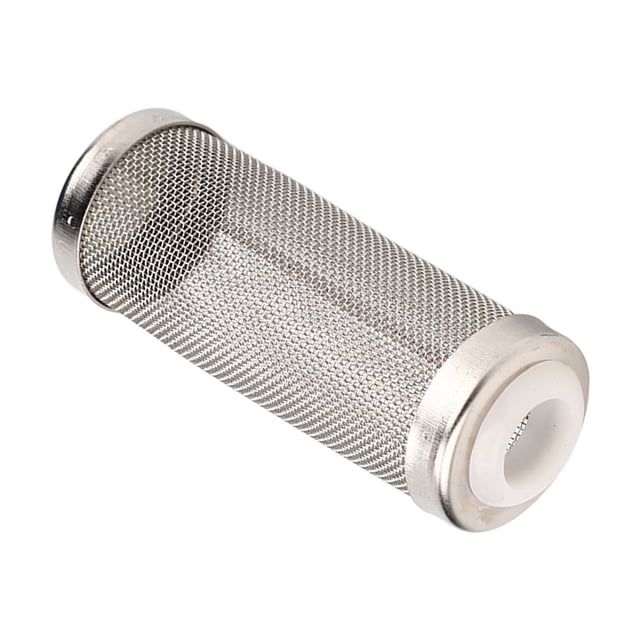 Filtre d'Entrée d'Entrée de Réservoir de Poisson, Robuste Professionnel Éviter de Colmater les Trous Fins Garde de Filtre d'Aquarium pour la Filtration Diamètre Intérieur Blanc 12mm / 0.47in Small
