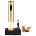 thumbnail image 1 of See Pic Ouvre-Bouteille Électrique avec Coupe-Fil, Rechargeable, Or Champagne, 1 of 2