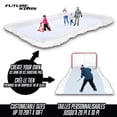 thumbnail image 1 of Future Stars Backyard Ice Rink Kit - Frame, Tarp and In-Ground pegs - Customize Size up to 20' x 10'!, 1 of 5