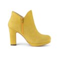 thumbnail image 3 of Unique Bargains Bottes à Talon Épais à Bout Rond pour Femmes, 3 of 8