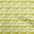 thumbnail image 1 of oneOone Cotton Flex Lime Green Fabric Asian Wave Sewing Craft Projects Fabric Prints By Yard 40 Inch Wide, 1 of 4