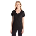 thumbnail image 4 of Hanes T-Shirt à Col en V X-Temp pour Femmes, TG, Noir, 4 of 5