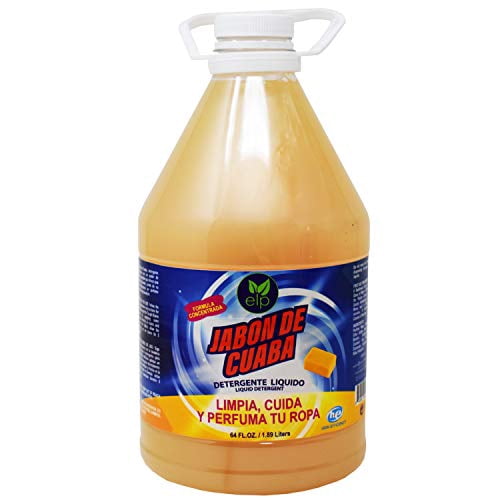 Cuaba Liquid Detergent, Detergente Liquido Lava Ropa JABÓN DE CUABA 1/2gl