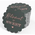 thumbnail image 4 of Inkdotpot Pack Of 100 Real Rose Gold Foil Paper Tags Retirement Is Sweet Text Favor Hang Tags, 4 of 6