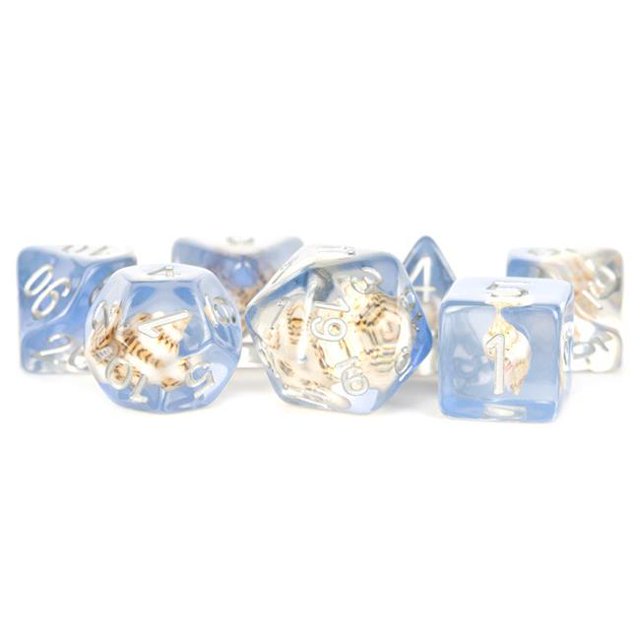 Metallic Dice Games LIC603 Sea Conch Dice - Set of 7