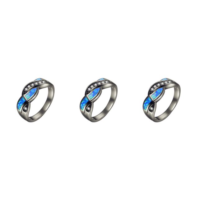 Decodeary Bague Vintage pour Femmes Adaptée à Diverses Occasions avec Cadeaux Classiques 8 3Set