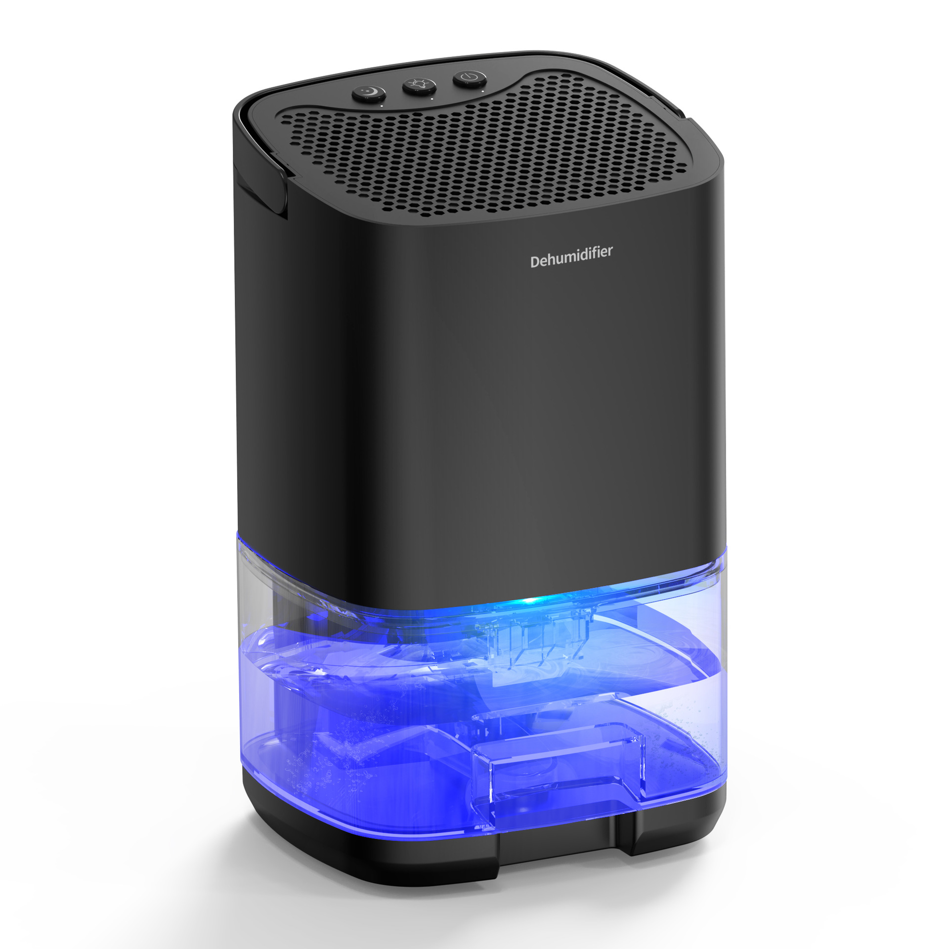 Compact Home Dehumidifier with 7-Colour Light, 800ml Tank & Auto Shut-Off