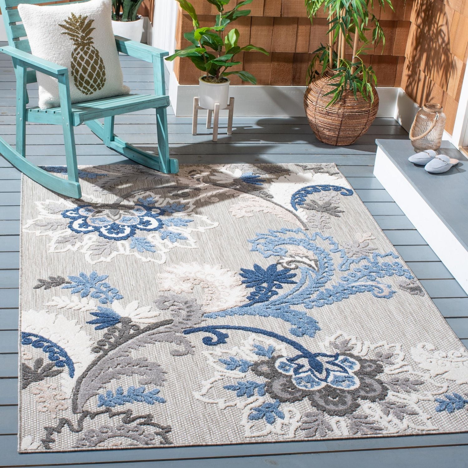 Safavieh Cabana Kuzman Tapis Floral Extérieur