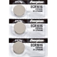 thumbnail image 1 of 3 x Energizer CR1616 Batteries, Lithium Battery 1616, 1 of 1