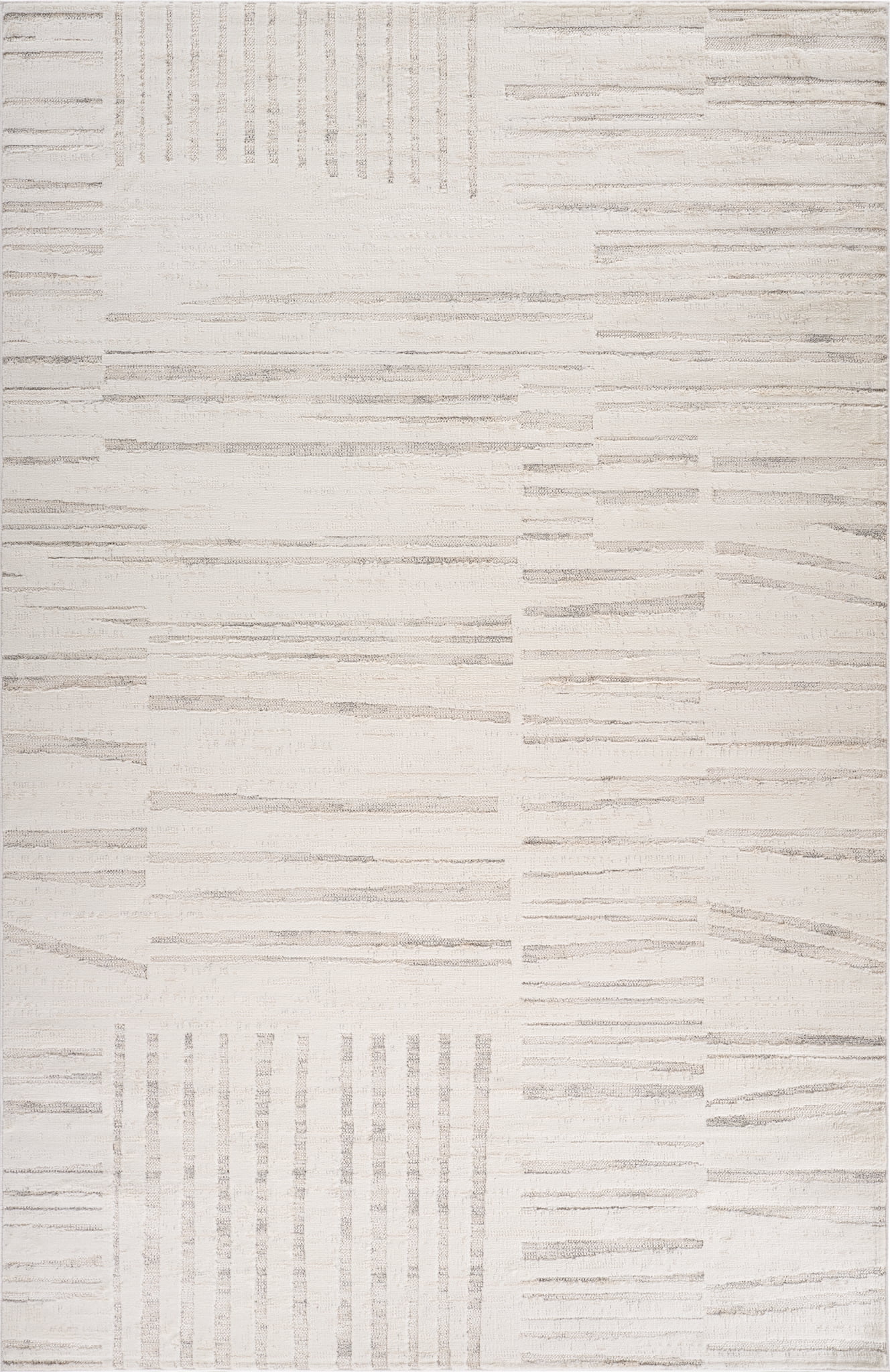Tapis Branch Astra Tapis d'intérieur moderne, beige crème, abstrait - Salon, chambre, salle à manger et cuisine