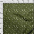 thumbnail image 3 of oneOone Georgette Viscose Olive Green Fabric Florals Sewing Craft Projects Fabric Prints By Yard 42 Inch Wide, 3 of 4
