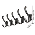 thumbnail image 3 of Chmadoxn Shoe Rack for Closet, 5 Sets Of Non Perforated Clothes Hooks For Entering The Wardrobe Clothes Hooks For Hanging The Wall And Coat Hooks For Hanging The Wall Plastics Multi functional hook, 3 of 6