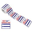 thumbnail image 1 of Oil Change Stickers 2x2" Service Stickers, Maintenance service expires reminder waterproof stickers, 1 of 5