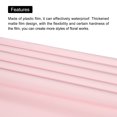 thumbnail image 4 of Unique Bargains Double Sided Color Flower Wrapping Paper Lotus Color+Gold 22.8'x22.8' Waterproof 10 Pack, 4 of 5