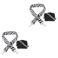 thumbnail image 1 of Maytalsory Sangle Réglable Bandoulière Anti-Rayures et Résistante aux Déchirures Remplacement Sangle de Sac à Main Noir et Blanc 2Set, 1 of 6