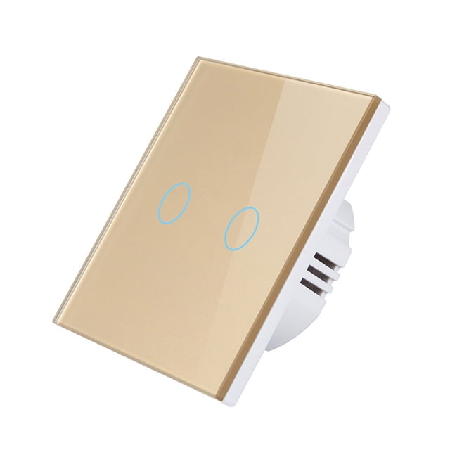 Wi-Fi Smart Switch Light Switch Voice Control, Remote Control, RF433, Touch Control Compatible with Alexa Google Home Schedule, Timer, Countdown Needs Neutral Wire No Hub Required