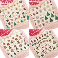 thumbnail image 2 of Maoww Nails Art Sticker Merry Christmas 3D Golden Elements Nail Wrap Sticker Tips DIY Manicura Stickers Tool, 2 of 8
