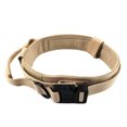 thumbnail image 4 of Collier pour Animaux Boucle en Nylon Collier pour Animaux Anneau Collier pour Animaux Réglable à Dégagement Rapide Collier d'Entraînement pour Animaux, Kaki, 4 of 7