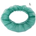 thumbnail image 2 of Birdcage Cover Mesh Elastic Opening Airy Seed Catcher Skirt Soft Ventilated Washable Reusable Netting Guard Protector Green L, 2 of 7