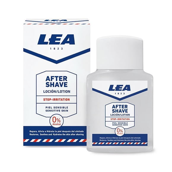 Lea Lotion après-Rasage Stop-Irritation 0 % Alcool (125 ml) Ensemble de 2 Pcs