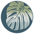 thumbnail image 1 of Tapis d'extérieur rond Dalecroft Leaf, 6 pi x 6 pi, polyoléfine tissée, 1 of 6
