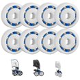 thumbnail image 4 of LEFU pour Nettoyeur de Piscine Polaris, Ensemble de Roulements de Roue de Remplacement, Lot de 4, Compatible avec pour 360 380 3900 Sport TR35P TR36P VTT Modèles 9-100-1108 91001108 Rotation Fluide, 4 of 4