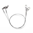 thumbnail image 1 of 2 Pcs Fishing Titanium Wire Leader Line with Swivel Duo-Lock Snap for PredatoryFish, 1 of 10