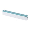 thumbnail image 1 of Cling Film Wrap Dispenser with Integrated Cutter for Efficient Food Storage - Versatile Aluminum Foil Holder for Home and Kitchen Use, 1 of 8