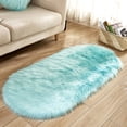 thumbnail image 1 of Agiferg Super Soft Faux Sheepskin Area Rugs For Bedroom Floor Shaggy Plush Carpet Faux Rug Bedside Rugs, 1 of 3