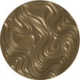 thumbnail image 1 of Ahgly Tapis Rond Lavable en Machine Intérieur Transitionnel Marron Clair, 4 Pieds Rond, 1 of 7