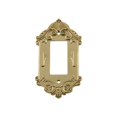 thumbnail image 1 of Nostalgic Warehouse 720085 Plaque Victorienne avec Bascule Simple, Laiton Non Laqué, 1 of 3