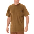 thumbnail image 1 of Dickies Mens Short Sleeve Heavyweight Crew Neck, 3X, Brown Duck, 1 of 3