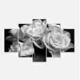thumbnail image 2 of Design Art Bunch of Roses Black And White Floral Canvas Art Print, 2 of 3