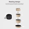 thumbnail image 2 of Camping Hiking Cookware Set Outdoor Portable Picnic Cookware Kit Aluminum Alloy Pot Frying Pan Kettle Set Travel Cooking Accessories, 2 of 8