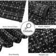 thumbnail image 4 of Seavish Black Laundry Room Rug, 2'x4.2' Chindi Rug, Low Pile Woven Decorative Bohemian Hallway Throw Runner Rugm Small Area Rug for Bedroom Kitchen Sink Bathroom, 4 of 8