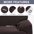 thumbnail image 4 of Unique Bargains Household Polyester Elastic 1 2 3 Seat Sofa Chair Cover Slipcover, 4 of 10