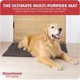 thumbnail image 4 of GFDYREE - Ultra Absorbent Microfiber Dog Door Mat, Durable, Quick Drying, Washable, Prevent Mud Dirt, Keep Your House Clean (Ash, Large) - 36 x 26 Inch, 4 of 7